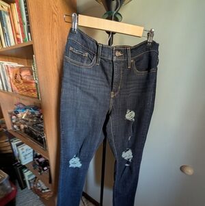 Levi's Women's Dark Blue Straight Leg Jeans